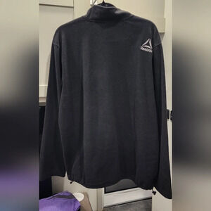 🌟 Reebok Black Quarter-Zip Fleece Pull Over